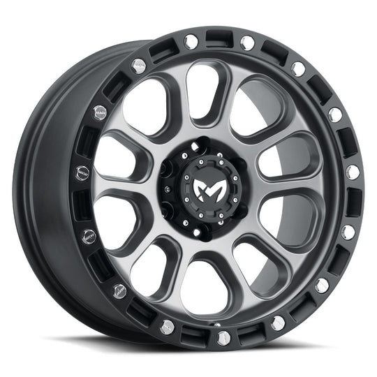 M204-2090515012G - MKW Offroad M204 20X9 5X150 12mm Matte Grey Wheel - MKW Offroad Wheels Canada