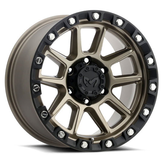 M205-2090512701Z - MKW Offroad M205 20X9 5X127 1mm Matte Bronze Wheel - MKW Offroad Wheels Canada