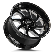 Load image into Gallery viewer, M220527N19GBML - Off Road Monster M22 M22 20X10 5X127 -19mm Gloss Black Milled - Off Road Monster Wheels Canada