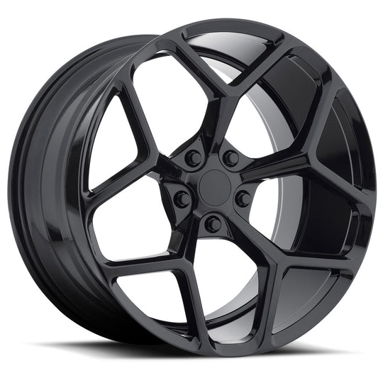 M22820A052023BK - MRR M228 20X10 5X120 23MM Gloss Black For Chevy Camaro Z28 Style - MRR Wheels Canada