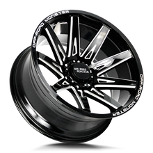 Charger l'image dans la galerie, M250000N19GBML - Off Road Monster M25 M25 20X10 BLANK -19mm Gloss Black Milled - Off Road Monster Wheels Canada
