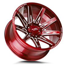 Load image into Gallery viewer, M250000N19RML - Off Road Monster M25 M25 20X10 BLANK -19mm Candy Red Milled - Off Road Monster Wheels Canada