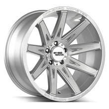 Load image into Gallery viewer, M250527N19BFS - Off Road Monster M25 M25 20X10 5X127 -19mm Brushed Face Silver - Off Road Monster Wheels Canada