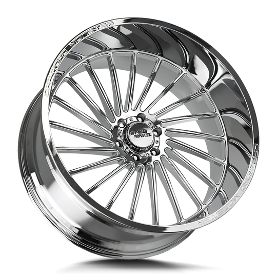 M27612000N44C - Off Road Monster M27 M27 26X12 BLANK -44mm Chrome - Off Road Monster Wheels Canada