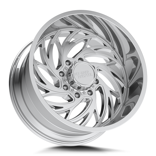 M29212528N44C - Off Road Monster M29 22X12 5X139.7 / 5X127 -44mm Chrome - Off Road Monster Wheels Canada