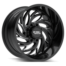 Charger l'image dans la galerie, M29212607N44GBML - Off Road Monster M29 22X12 6X139.7 / 6X135 -44mm Gloss Black - Off Road Monster Wheels Canada