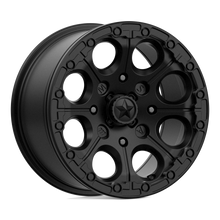 Load image into Gallery viewer, M44-04737 - MSA M44 Cannon Beadlock 14X7 4X137  10mm Satin Black - MSA Wheels Canada