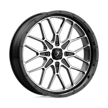 Charger l'image dans la galerie, M45-020710 - MSA M45 Portal 20X7 4X110  0mm Gloss Black Machined - MSA Wheels Canada