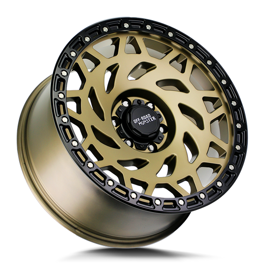 M50763500BZBR - Off Road Monster M50 M50 17X9 6X135 0mm Bronze Black Ring - Off Road Monster Wheels Canada