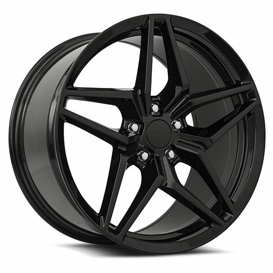 M75518A052030BK - MRR M755 18X10 5X120.65 30MM Gloss Black For Corvette C6 C7 Z06/Grandsport/ZR1 - MRR Wheels Canada