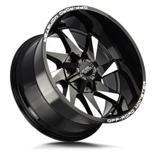 Load image into Gallery viewer, M80012000N44GBML - Off Road Monster M80 M80 20X12 BLANK -44mm Gloss Black Milled - Off Road Monster Wheels Canada