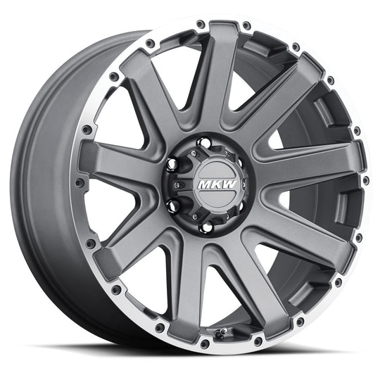 M94-1890817010G - MKW Offroad M94 18X9 8X170 10mm Anthracite Grey Wheel - MKW Offroad Wheels Canada