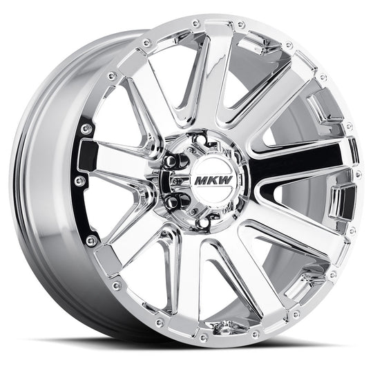 M94-2090613510C - MKW Offroad M94 20X9 6X135 10mm Chrome Wheel - MKW Offroad Wheels Canada