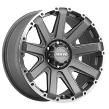 Charger l'image dans la galerie, M94-1790512710G - MKW Offroad M94 17X9 5X127 10mm Satin Grey Wheel - MKW Offroad Wheels Canada