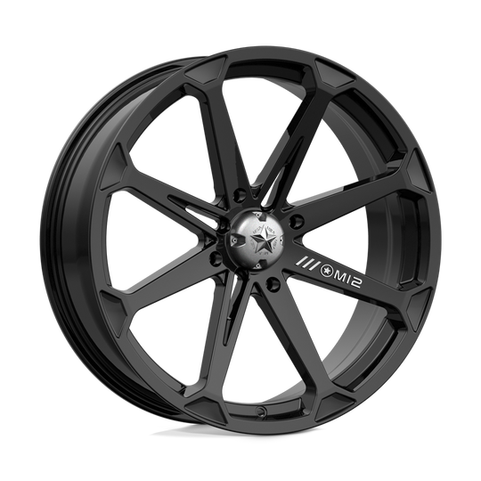 M12-00737 - MSA M12 Diesel 20X7 4X137  10mm Gloss Black - MSA Wheels Canada