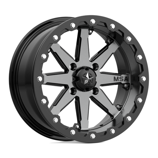 M21-06737 - MSA M21 Lok Beadlock 16X7 4X137  0mm Charcoal Tint - MSA Wheels Canada