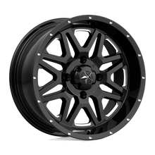 Load image into Gallery viewer, M26-08737M - MSA M26 Vibe 18X7 4X137  0mm Milled Gloss Black - MSA Wheels Canada