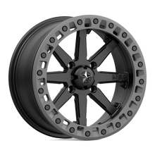 Charger l'image dans la galerie, M31-06710 - MSA M31 LOK2 Beadlock 16X7 4X110  0mm Satin Black Matte Gray Ring - MSA Wheels Canada