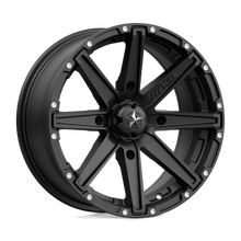 Charger l'image dans la galerie, M33-06737 - MSA M33 Clutch 16X7 4X137  10mm Satin Black - MSA Wheels Canada