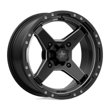 Load image into Gallery viewer, M39-05756 - MSA M39 Cross 15X7 4X156  10mm Satin Black Titanium Tint - MSA Wheels Canada