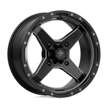 Load image into Gallery viewer, M39-06737 - MSA M39 Cross 16X7 4X137  10mm Satin Black Titanium Tint - MSA Wheels Canada