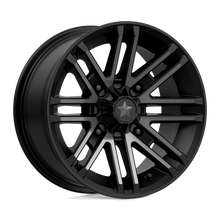 Charger l'image dans la galerie, M40-04737 - MSA M40 Rogue 14X7 4X137  10mm Satin Black Titanium Tint - MSA Wheels Canada