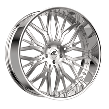 Charger l'image dans la galerie, MAG26105PB18R5BCR - Amani Magnolia 26X10 Pocketed Blank 5mm Brush Center Chrome Lip - Amani Wheels Canada