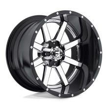 Load image into Gallery viewer, D26022401847 - Fuel Off-Road D260 Maverick 22X14 8X180 -70 mm Chrome Plated Gloss Black Lip - Fuel Off-Road Wheels Canada