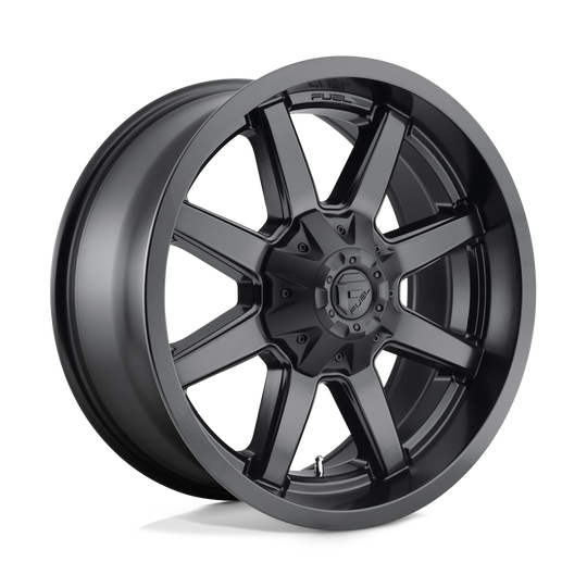 D436208293 - Fuel Offroad D436 Maverick 20X8.25 8X210  122mm Satin Black - Fuel Offroad Wheels Canada