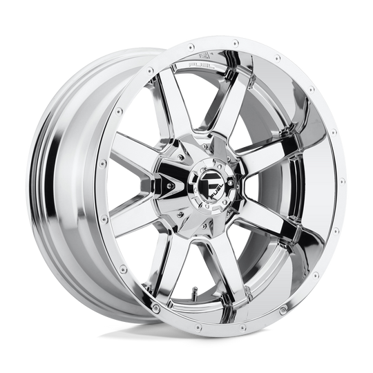 D53620009847 - Fuel Off-Road D536 Maverick 20X10 6X139.7 / 6X135 -18mm Chrome Plated - Fuel Off-Road Wheels Canada