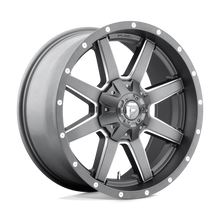 Load image into Gallery viewer, D54220909850 - Fuel Off-Road D542 Maverick 20X9 6X135 6X139.7 1mm Matte Gun Metal Milled - Fuel Off-Road Wheels Canada