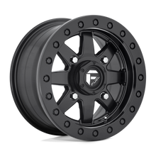 Load image into Gallery viewer, D9361470A654 - Fuel Off-Road D936 Maverick Beadlock 14X7 4X137 38mm Matte Black - Fuel Off-Road Wheels Canada
