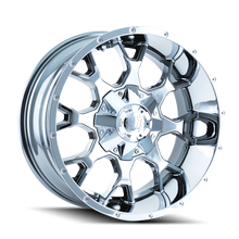 Charger l'image dans la galerie, 8015-2976C18 - Mayhem Warrior 20X9 8X165.1 / 8X170 ET 18mm Chrome - Mayhem Wheels Canada