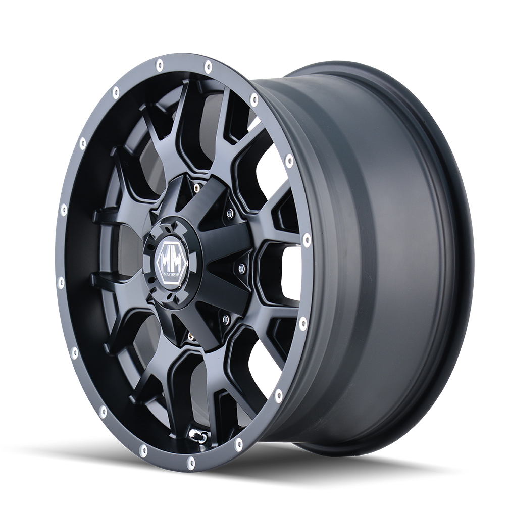 8015-2994MB30 - Mayhem Warrior 20X9 6X120 30mm Matte Black - Mayhem Wheels Canada