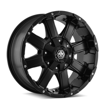 Load image into Gallery viewer, 8030-8956MB - Mayhem Chaos 18X9 5X114.3 / 5X127 ET 10mm Matte Black - Mayhem Wheels Canada
