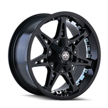 Charger l'image dans la galerie, 8060-2976B18 - Mayhem Missile 20X9 8X165.1 / 8X170 ET 18mm Black - Mayhem Wheels Canada