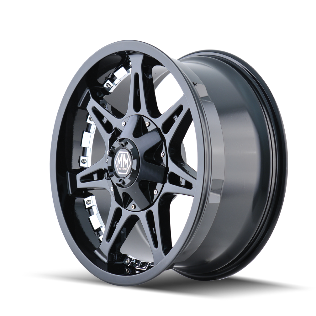 8060-2997B18 - Mayhem Missile 20X9 5X139.7 18mm Black - Mayhem Wheels Canada