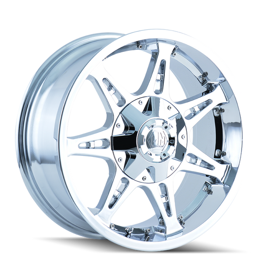 8060-2252C - Mayhem Missile 20X12 5X127 / 5X139.7 ET -44mm Chrome - Mayhem Wheels Canada