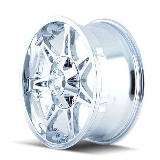 8060-2252C - Mayhem Missile 20X12 5X127 / 5X139.7 ET -44mm Chrome - Mayhem Wheels Canada