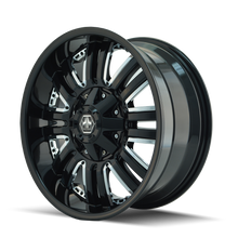 Load image into Gallery viewer, 8070-8956B18 - Mayhem Assault 18X9 5X114.3 / 5X127 ET 18mm Gloss Black - Mayhem Wheels Canada