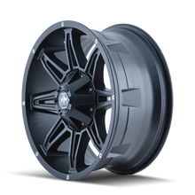 Charger l'image dans la galerie, 8090-7952MB18 - Mayhem Rampage 17X9 5X127 / 5X139.7 ET 18mm Matte Black - Mayhem Wheels Canada