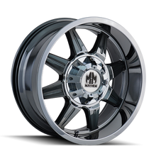Charger l'image dans la galerie, 8100-2197C - Mayhem Monstir 20X10 5X139.7 / 5X150 ET -12mm Chrome - Mayhem Wheels Canada