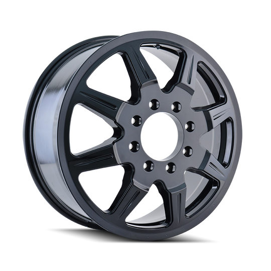8101-22881BI121 - Mayhem Monstir 22X8.25 8X165.1 /  ET 127mm Gloss Black - Mayhem Wheels Canada