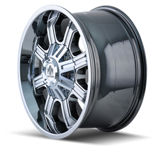Load image into Gallery viewer, 8102-2937C - Mayhem Beast 20X9 6X135 / 6X139.7 ET 0mm Chrome - Mayhem Wheels Canada