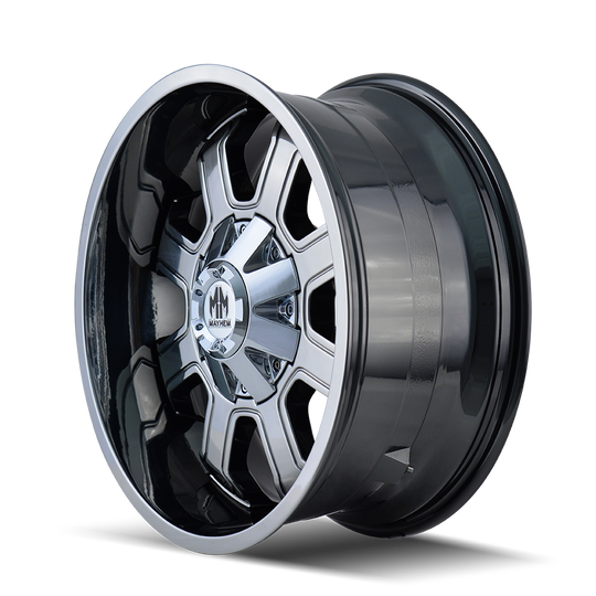 8103-2152C - Mayhem Fierce 20X10 5X127 / 5X139.7 ET -19mm Chrome - Mayhem Wheels Canada