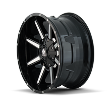 Load image into Gallery viewer, 8104-2937B - Mayhem Arsenal 20X9 6X135 / 6X139.7 ET 0mm Gloss Black Machined - Mayhem Wheels Canada