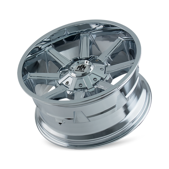 8104-22237C - Mayhem Arsenal 22X12 6X135 / 6X139.7 ET -44mm Chrome - Mayhem Wheels Canada