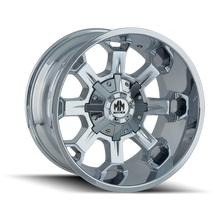 Load image into Gallery viewer, 8105-2976C18 - Mayhem Combat 20X9 8X165.1 / 8X170 ET 18mm Chrome - Mayhem Wheels Canada