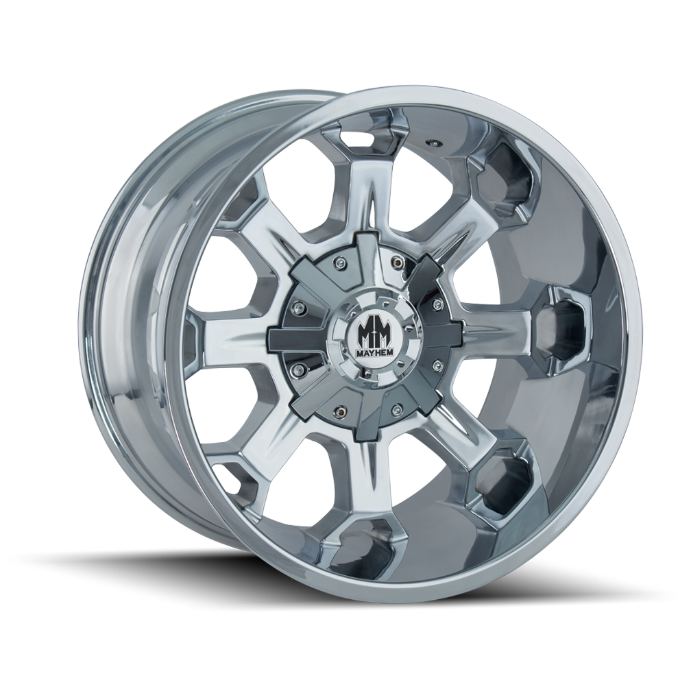 8105-7937C - Mayhem Combat 17X9 6X135 -12mm Chrome - Mayhem Wheels Canada