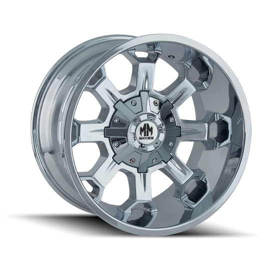 8105-8997C - Mayhem Combat 18X9 5X150 / 5X139.7 ET -12mm Chrome - Mayhem Wheels Canada